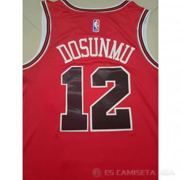 Camiseta Ayo Dosunmu #12 Chicago Bulls Icon 2021-22 Rojo